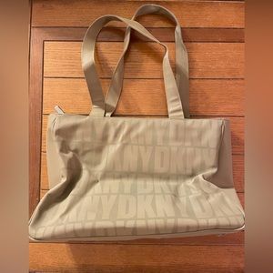 DKNY Monogram Green Tote Rare